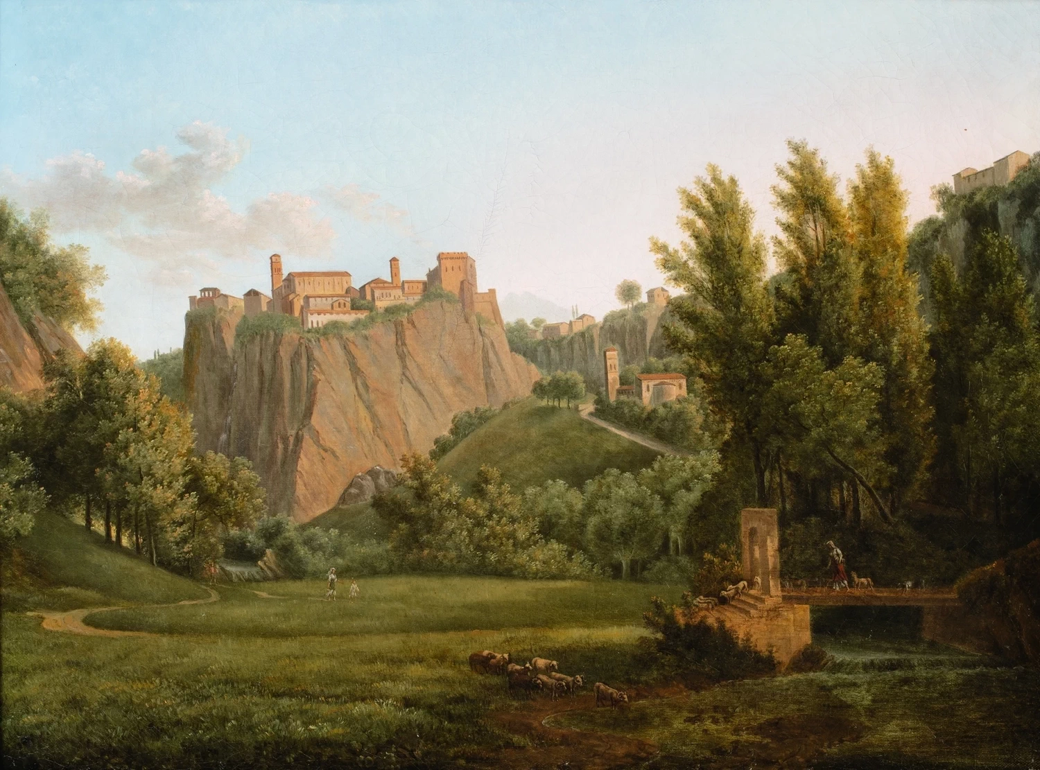 Alexandre Hyacinthe Dunouy - Vista di Tivoli